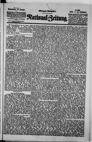 Nationalzeitung vom 27.01.1900