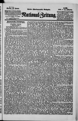 Nationalzeitung vom 29.01.1900