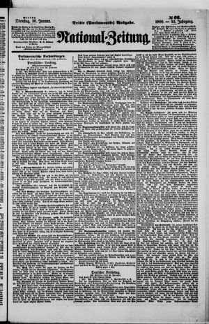 Nationalzeitung vom 30.01.1900