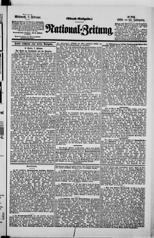 Nationalzeitung vom 07.02.1900
