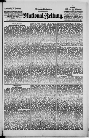 Nationalzeitung vom 08.02.1900