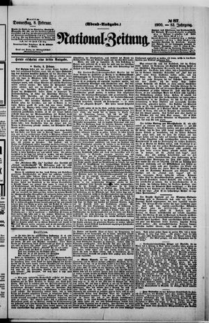 Nationalzeitung vom 08.02.1900