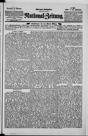 Nationalzeitung vom 11.02.1900