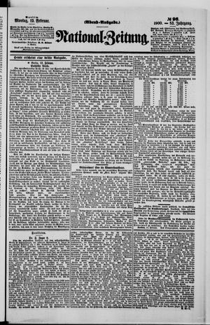 National-Zeitung vom 12.02.1900
