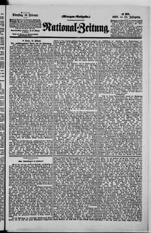 Nationalzeitung vom 13.02.1900