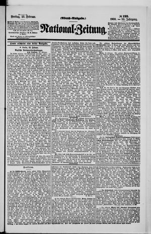 Nationalzeitung on Feb 23, 1900
