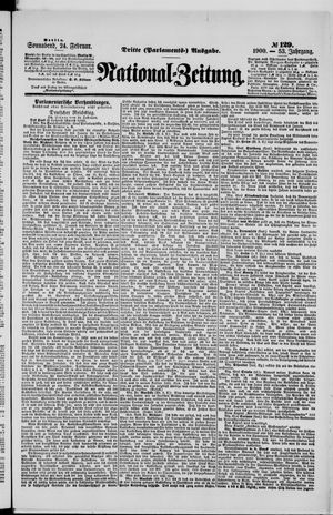 Nationalzeitung vom 24.02.1900