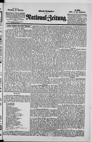 Nationalzeitung on Feb 27, 1900