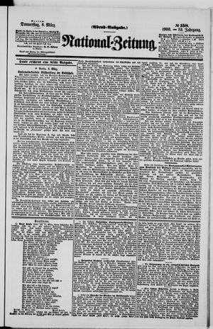 Nationalzeitung vom 08.03.1900