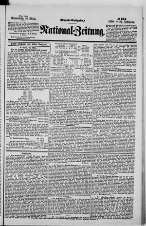 Nationalzeitung vom 10.03.1900