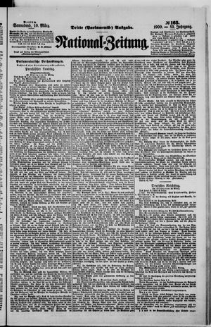 Nationalzeitung vom 10.03.1900