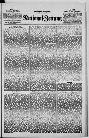 Nationalzeitung vom 11.03.1900