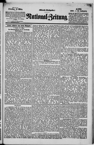 Nationalzeitung vom 13.03.1900