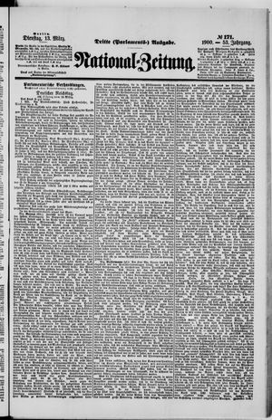 Nationalzeitung vom 13.03.1900