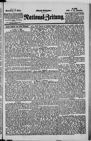 Nationalzeitung vom 17.03.1900