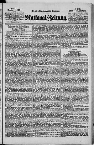 Nationalzeitung vom 19.03.1900