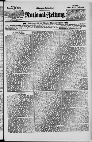 Nationalzeitung on Apr 22, 1900