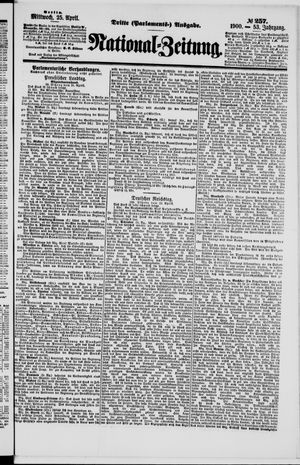 Nationalzeitung vom 25.04.1900