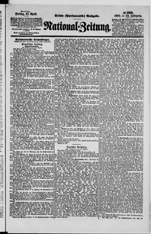 Nationalzeitung on Apr 27, 1900