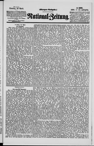 Nationalzeitung on Apr 29, 1900