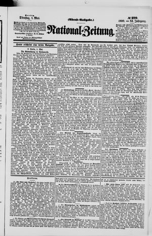 Nationalzeitung vom 01.05.1900