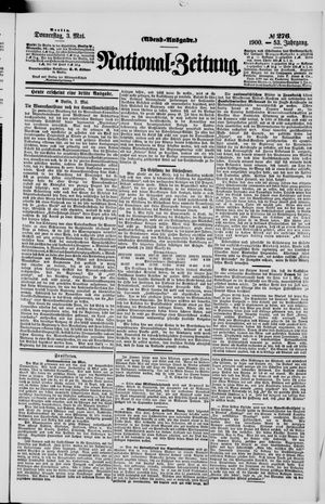 Nationalzeitung vom 03.05.1900