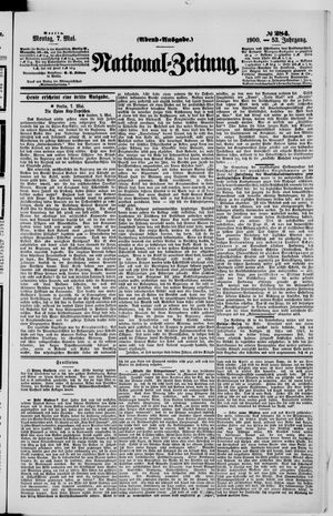Nationalzeitung vom 07.05.1900