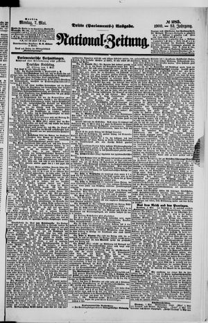 Nationalzeitung vom 07.05.1900