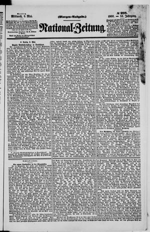 Nationalzeitung on May 9, 1900