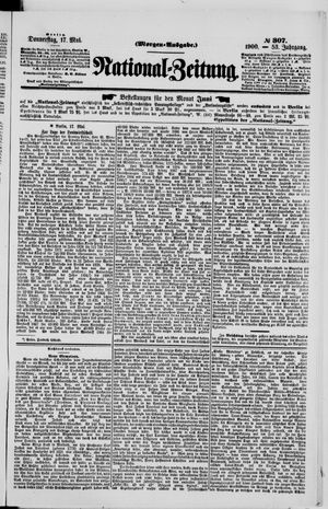 Nationalzeitung vom 17.05.1900