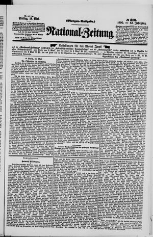 Nationalzeitung on May 18, 1900