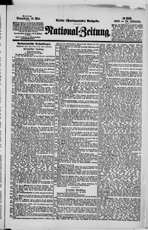 National-Zeitung vom 19.05.1900