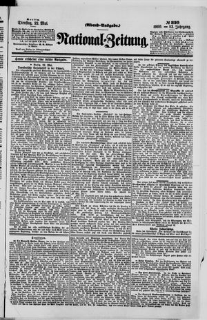 Nationalzeitung on May 22, 1900
