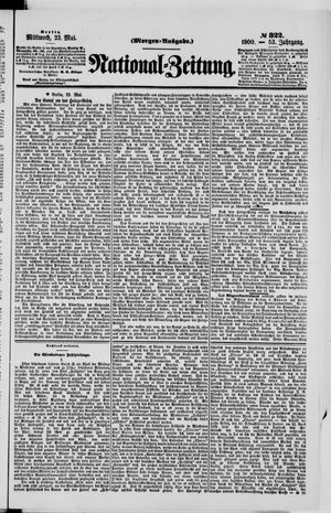 Nationalzeitung on May 23, 1900