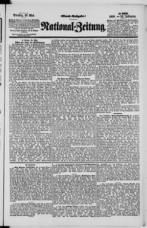Nationalzeitung vom 29.05.1900