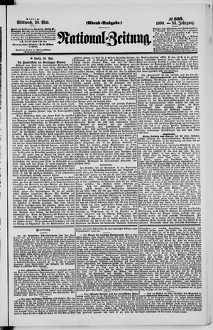 National-Zeitung vom 30.05.1900