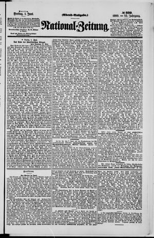 Nationalzeitung on Jun 1, 1900