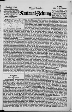 Nationalzeitung vom 02.06.1900