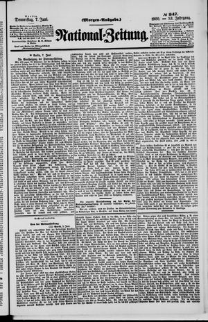 Nationalzeitung vom 07.06.1900