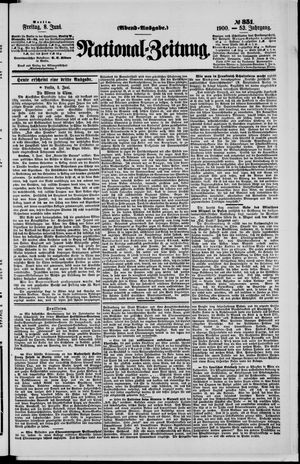Nationalzeitung vom 08.06.1900