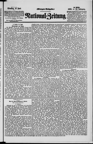 Nationalzeitung vom 12.06.1900