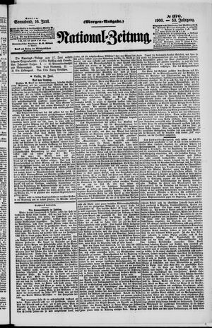 Nationalzeitung on Jun 16, 1900