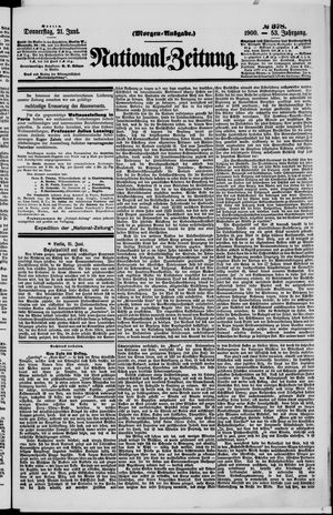Nationalzeitung vom 21.06.1900