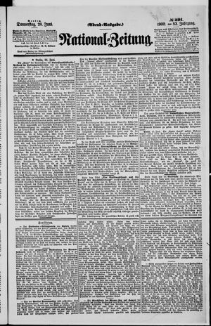 Nationalzeitung vom 28.06.1900