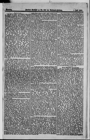 Nationalzeitung vom 01.07.1900