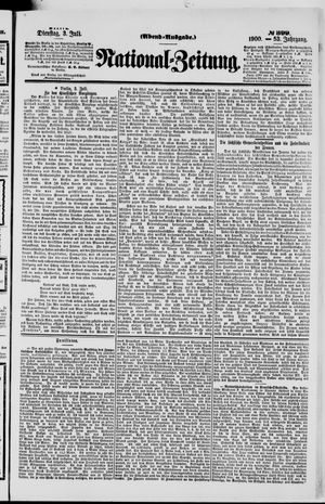 Nationalzeitung vom 03.07.1900