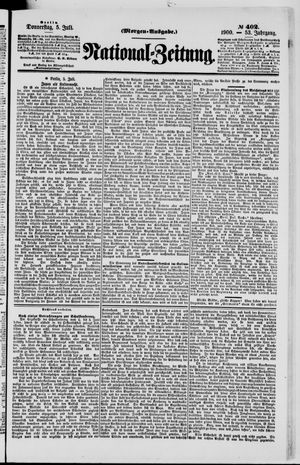 Nationalzeitung vom 05.07.1900