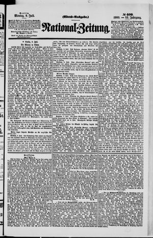National-Zeitung on Jul 9, 1900