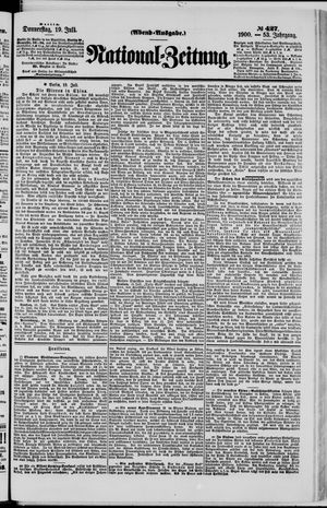 National-Zeitung vom 19.07.1900