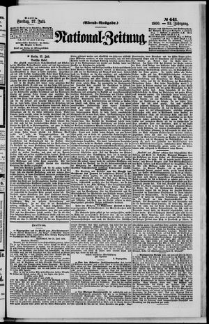 National-Zeitung vom 27.07.1900